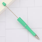 Beaded pen wholesale - diy creative cute beaded ballpoint pen - uv electroplated beaded pen - tri-color gradient beaded pen