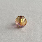 Acrylic 16mm clear uv coated pumpkin beads diy/phone chain beaded pen keychain material loose beads wholesale
