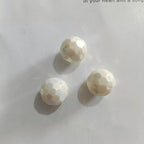 Transparent solid color faceted fantasy football beads globe beads colorful lamp beads diy bag bracelet bracelet car hanging accessories