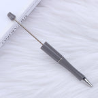 Beaded pen wholesale - diy creative cute beaded ballpoint pen - uv electroplated beaded pen - tri-color gradient beaded pen