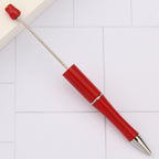 Beaded pen wholesale - diy creative cute beaded ballpoint pen - uv electroplated beaded pen - tri-color gradient beaded pen