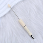 Beaded pen wholesale - diy creative cute beaded ballpoint pen - uv electroplated beaded pen - tri-color gradient beaded pen
