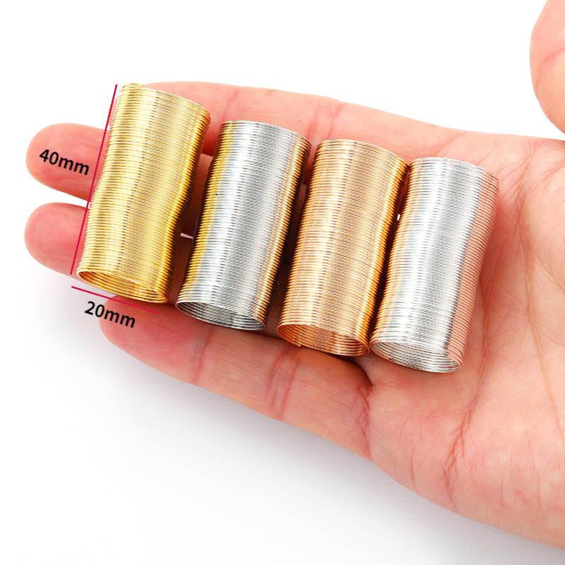 Diy jewelry accessories memory wire ring ring spring handmade winding finger ring main coil ring ring accessories x26