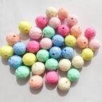 Transparent solid color faceted fantasy football beads globe beads colorful lamp beads diy bag bracelet bracelet car hanging accessories