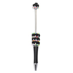 New Korean‑Style Full‑Rhinestone Ballpoint Pen, Luxury Heavy‑Duty Inlaid Rhinestone Kawaii Bead Guka Pen, High‑Aesthetic DIY Beaded Pen