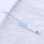 Beaded pen wholesale - diy creative cute beaded ballpoint pen - uv electroplated beaded pen - tri-color gradient beaded pen