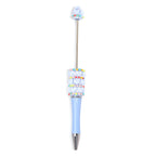New Korean‑Style Full‑Rhinestone Ballpoint Pen, Luxury Heavy‑Duty Inlaid Rhinestone Kawaii Bead Guka Pen, High‑Aesthetic DIY Beaded Pen