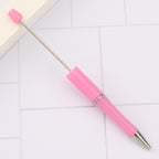 Beaded pen wholesale - diy creative cute beaded ballpoint pen - uv electroplated beaded pen - tri-color gradient beaded pen