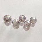Transparent solid color faceted fantasy football beads globe beads colorful lamp beads diy bag bracelet bracelet car hanging accessories
