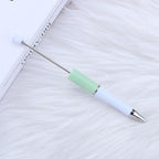 Beaded pen wholesale - diy creative cute beaded ballpoint pen - uv electroplated beaded pen - tri-color gradient beaded pen