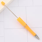 Beaded pen wholesale - diy creative cute beaded ballpoint pen - uv electroplated beaded pen - tri-color gradient beaded pen