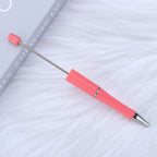 Beaded pen wholesale - diy creative cute beaded ballpoint pen - uv electroplated beaded pen - tri-color gradient beaded pen
