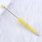 Beaded pen wholesale - diy creative cute beaded ballpoint pen - uv electroplated beaded pen - tri-color gradient beaded pen