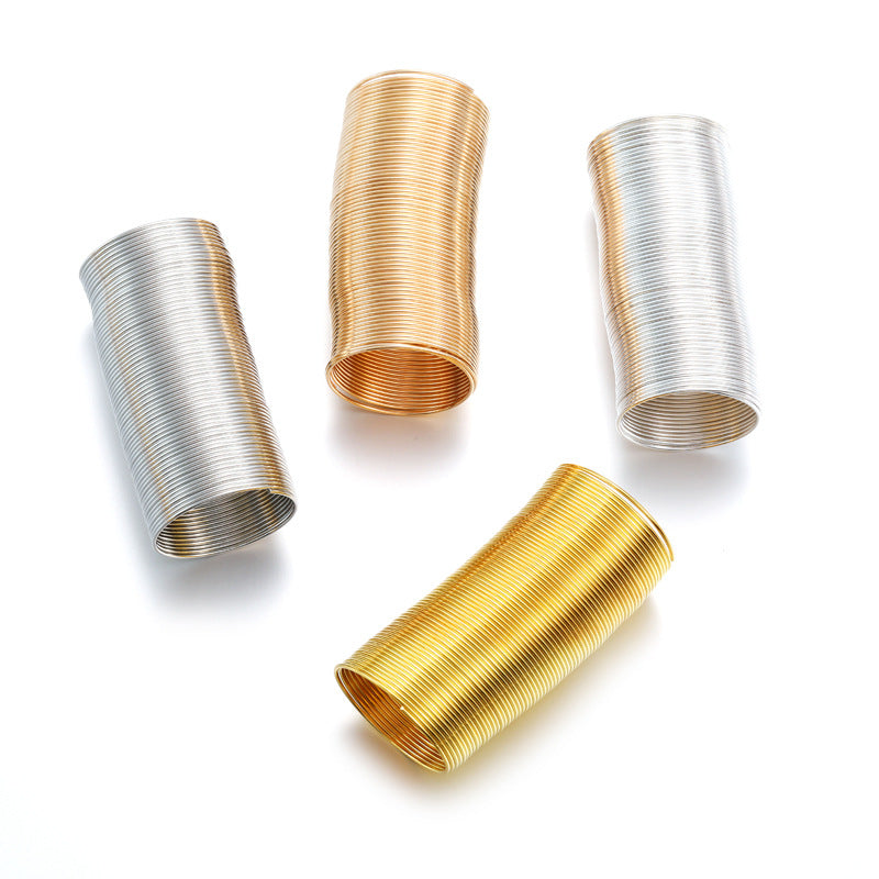 Diy jewelry accessories memory wire ring ring spring handmade winding finger ring main coil ring ring accessories x26