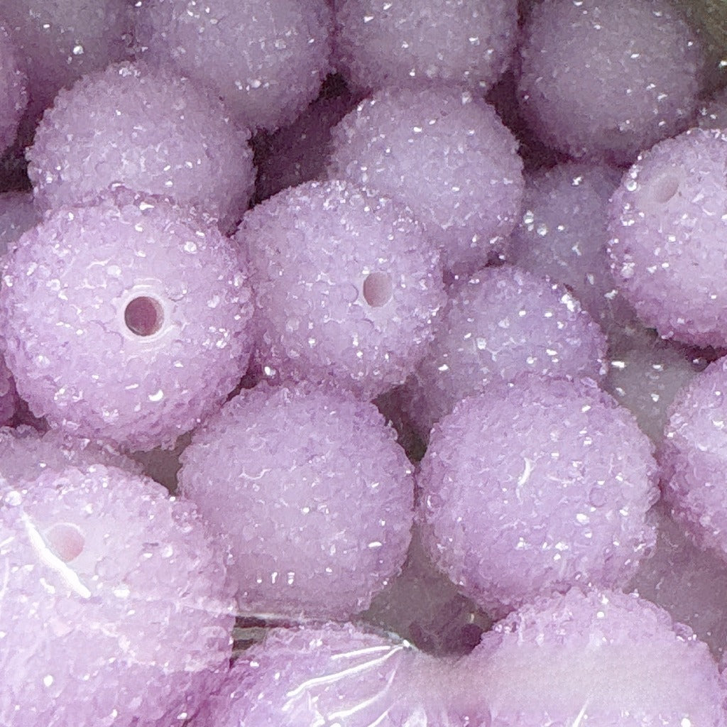 20mm dopamine candy color sugar diamond ball beads through hole beads diy bracelet mobile phone bag chain jewelry accessories
