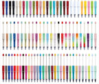 Beaded pen wholesale - diy creative cute beaded ballpoint pen - uv electroplated beaded pen - tri-color gradient beaded pen