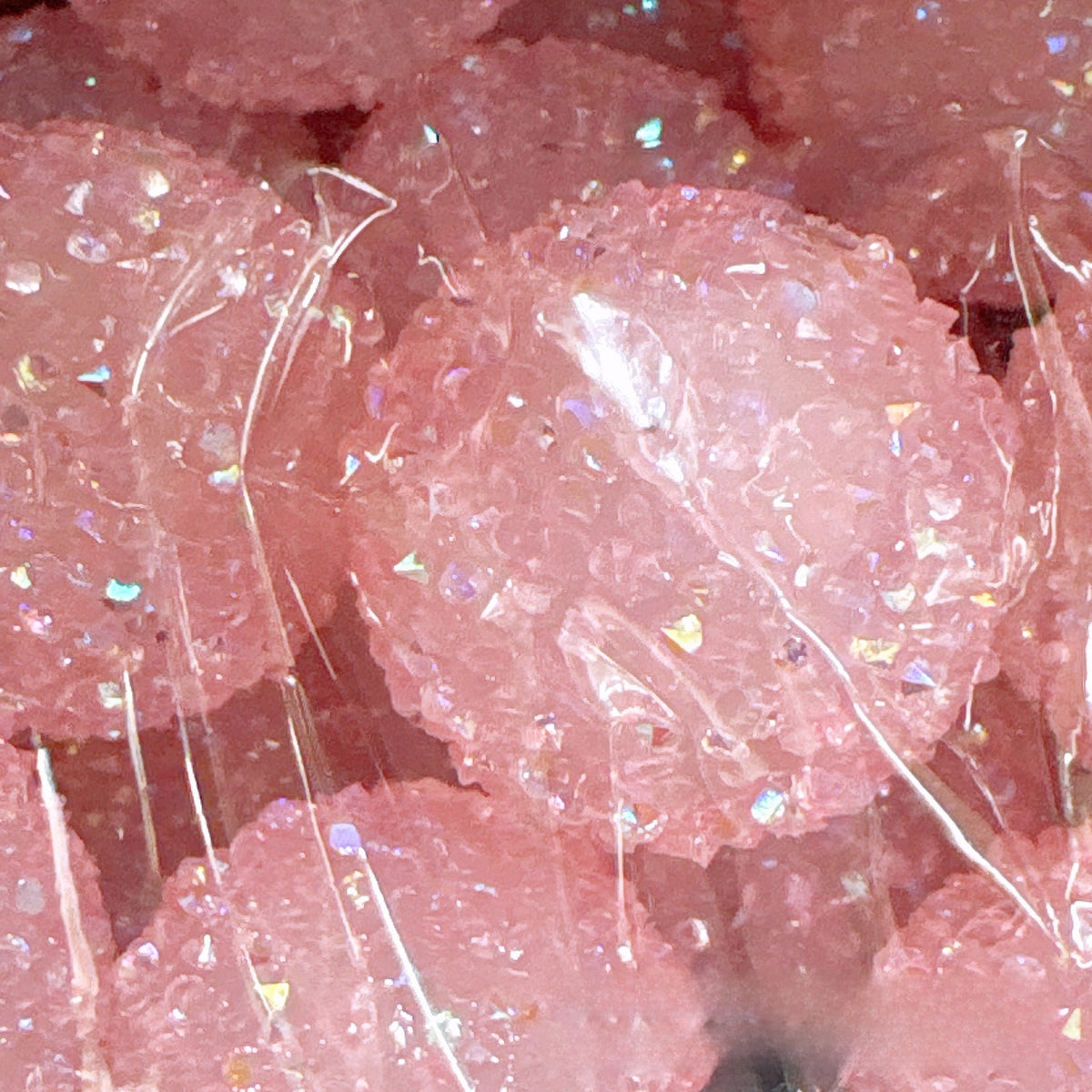20mm dopamine candy color sugar diamond ball beads through hole beads diy bracelet mobile phone bag chain jewelry accessories