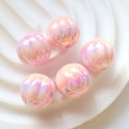 Acrylic new large uv pumpkin beads straight hole loose beads diy bracelet mobile phone chain chain beads jewelry accessories